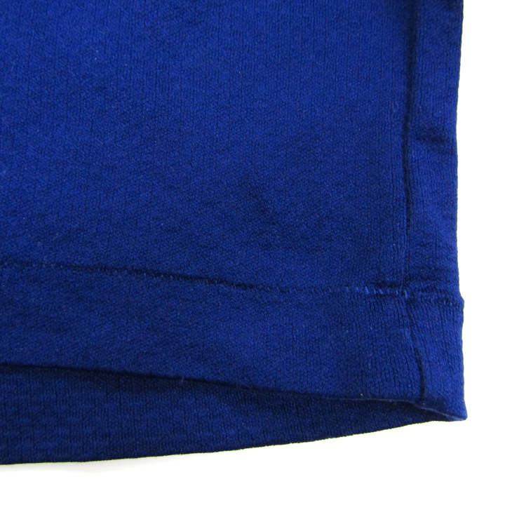  Mizuno long sleeve T shirt one Point Logo round neck plain tops sport wear men's S size blue Mizuno