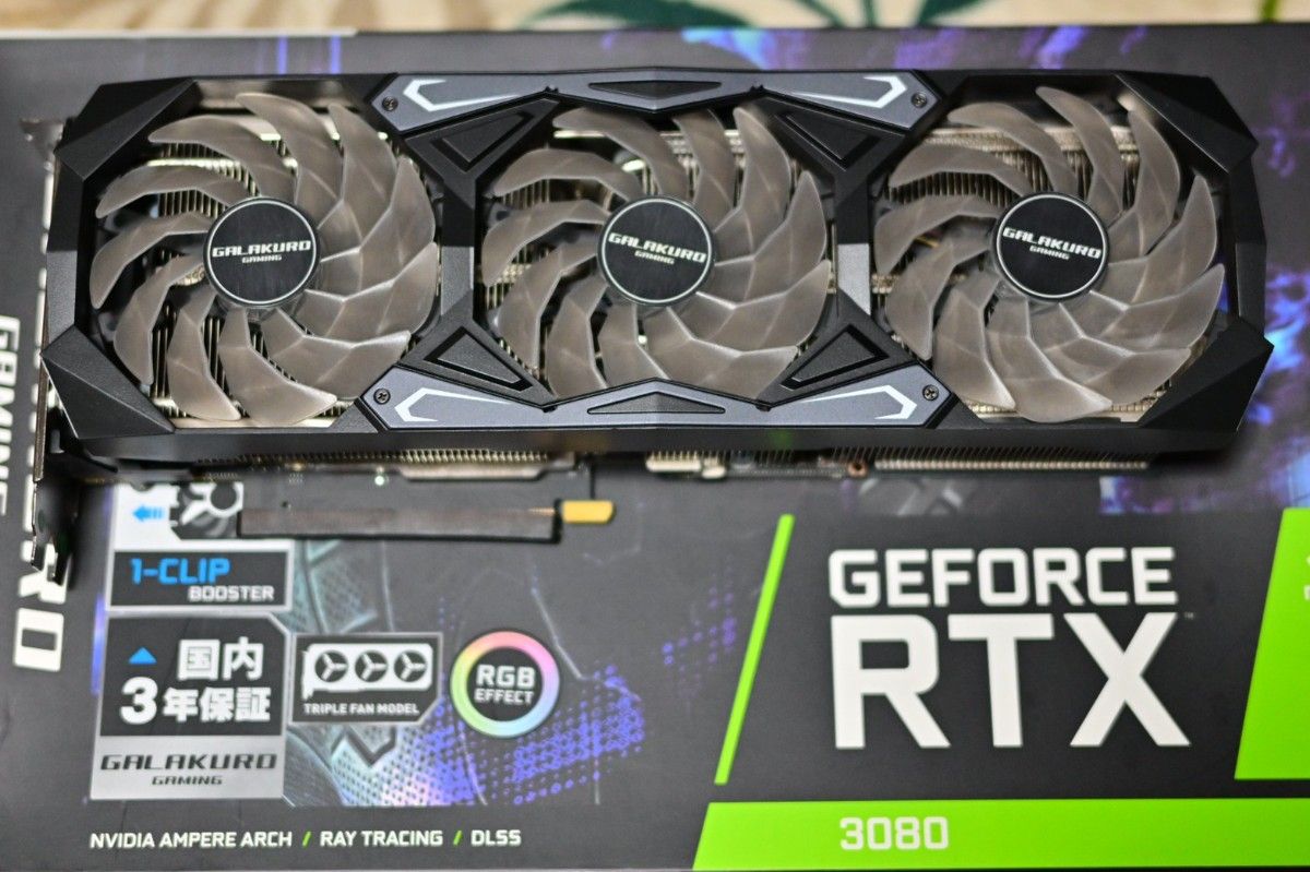 高品質 玄人志向 GALAKURO GAMING GG-RTX3080-E10GBの通販 by ruby's