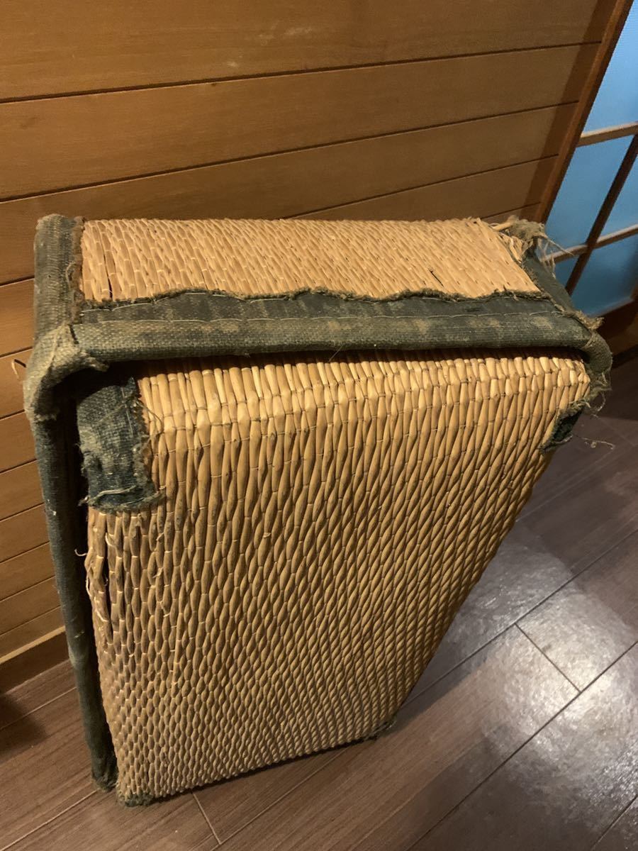 行李 葛籠 竹籠 衣装ケース 折れ蓋付き 明治期 | eatri.cl