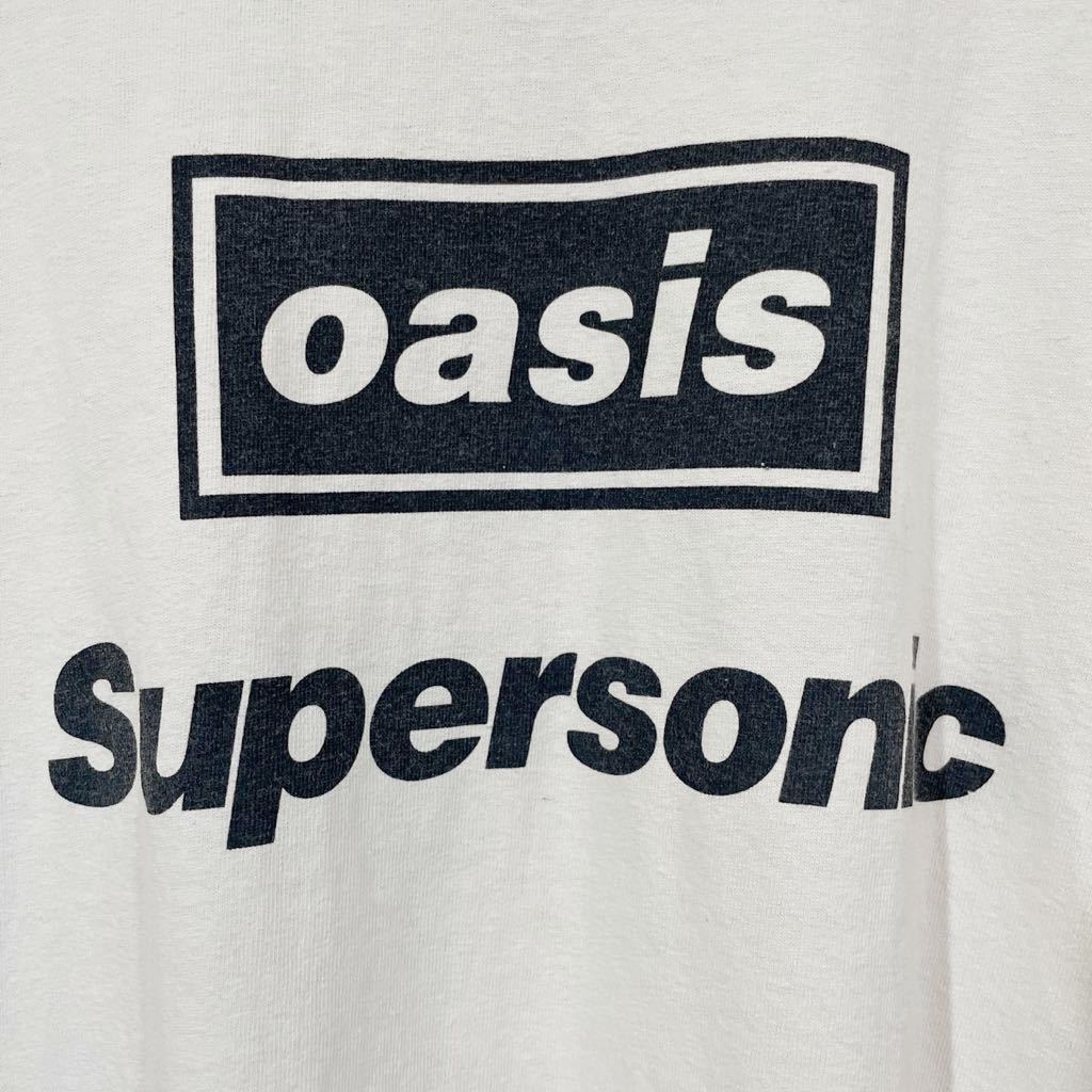 【ADAM ET ROPE×Oasis】SupersonicロングＴシャツ 長袖 XL ホワイト アダム エ ロペ× オアシス