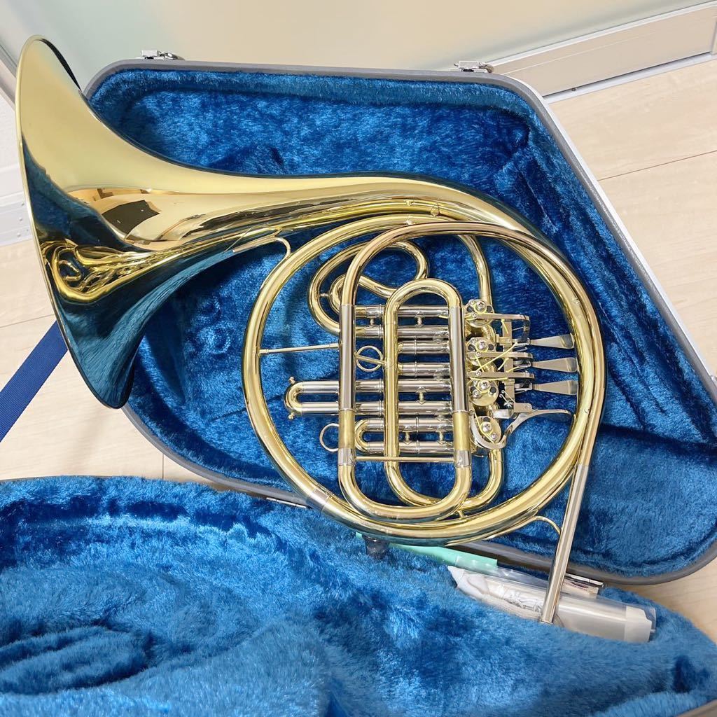 ケース付】YAMAHA YHR-321ヤマハ ホルン ヤマハ 楽器/器材 管楽器 楽器