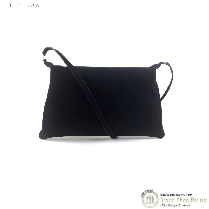 ザ・ロウ （The Row） Large Morgan Bag ラージモーガン ヌバッグ ショルダー バッグ ブラック W1428（新品）_画像1