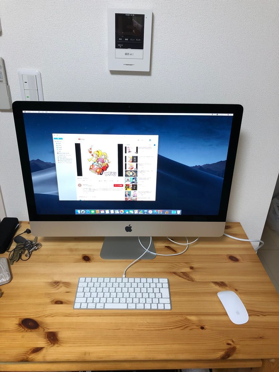 2019AppleiMac (27インチ, Retina 5k 3.0GHz 6コア第8世代Intel Core i5, 1TB)