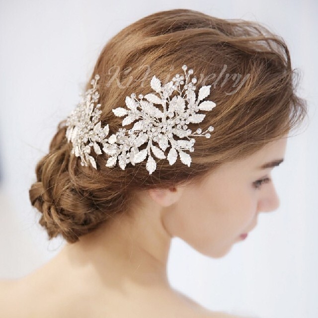  hair accessory hair ornament head dress silver wedding accessory u Eddie ng wedding new goods wedding flower head accessory 