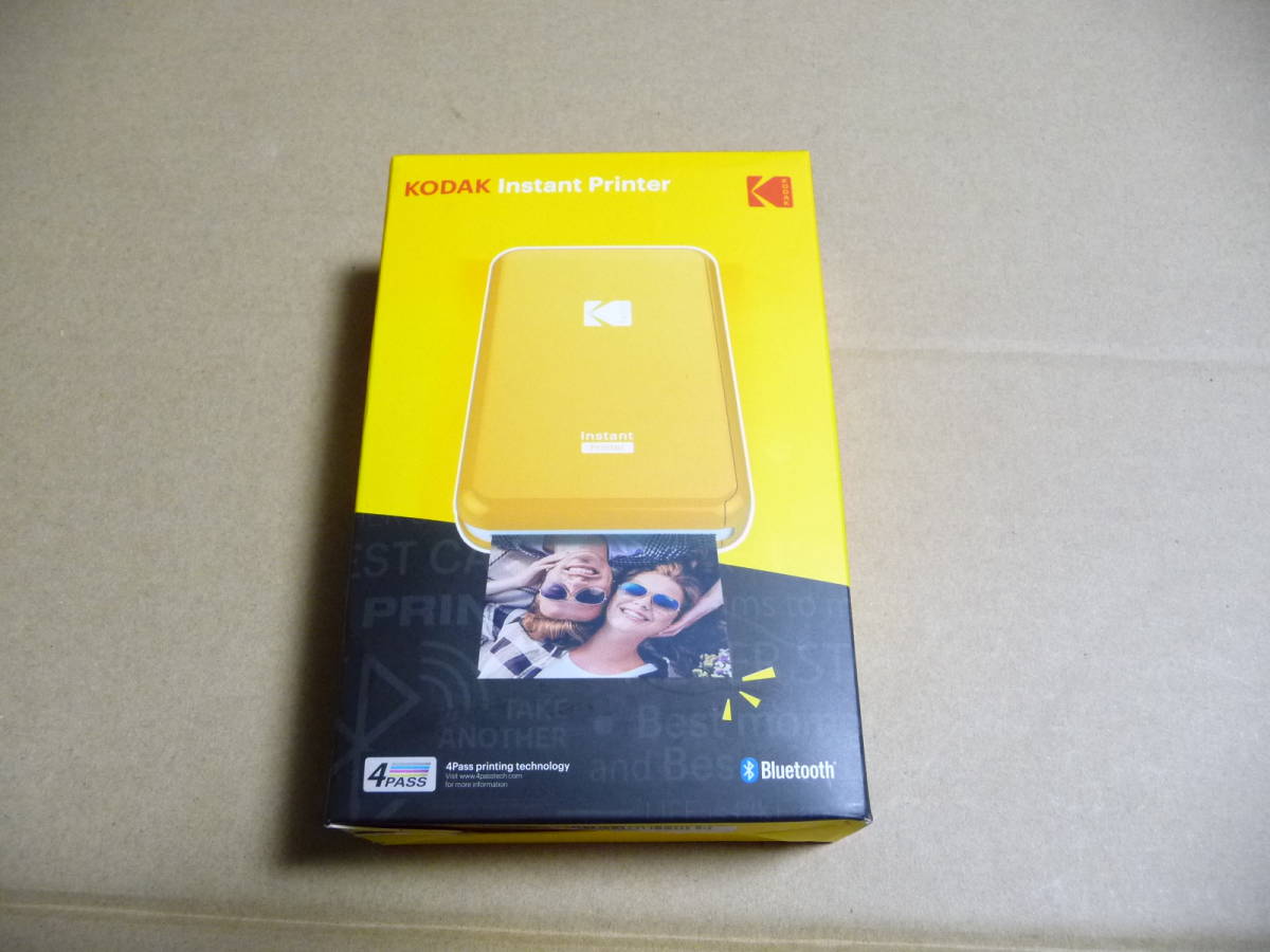◆新品未開封 Kodak コダック スマホ用インスタントプリンター P210(YE) [小型軽量でカードサイズ/簡単Bluetooth接続/イエロー] 1点限り_画像1