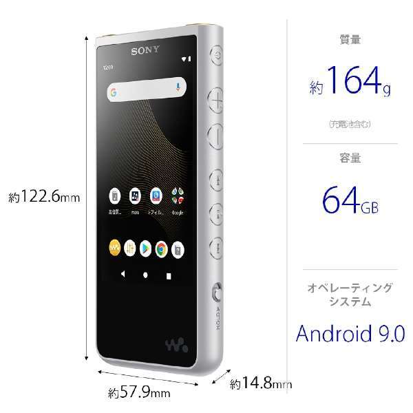 ◆新品 SONY ソニー Walkman(ウォークマン) ZXシリーズ NW-ZX507 SM [ハイレゾ音源対応/android搭載/64GB/シルバー] 1点限り_画像3