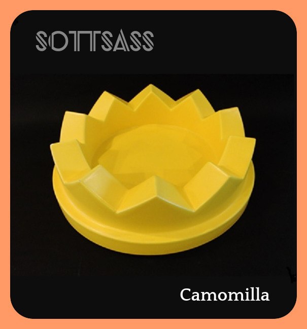 ＜Sottsass Collection＞The Indian Memory＿Camomilla＿カモミッラ フルーツボウル（センターピース）＿エットーレ・ソットサス