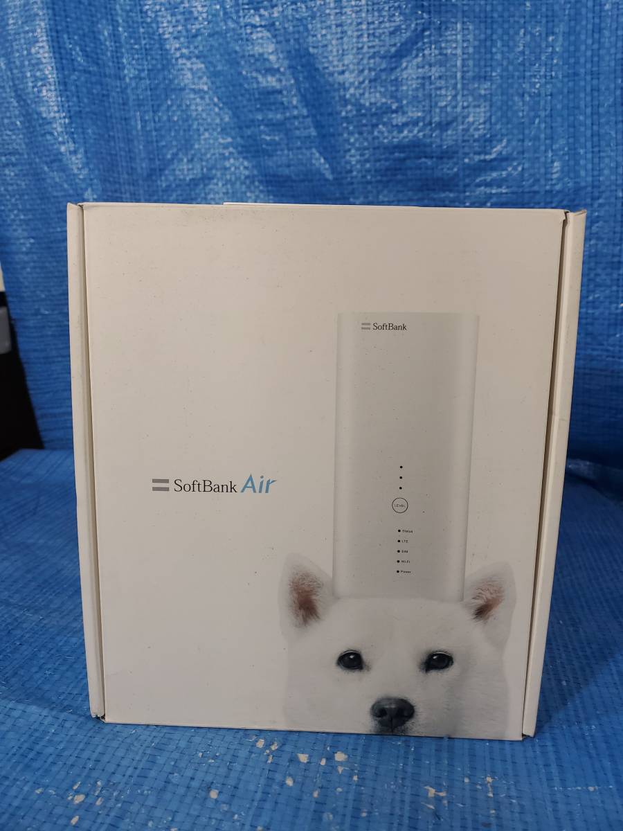 ★1500円即決! upbl 美品 Soft Bank Air ターミナル 4Plus B610h-71a ルーター ソフトバンク WiFi6対応 元箱 動作確認済み_画像3