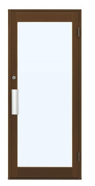 ■【DIY】YKKAP 店舗（事務所）ドア 7TD W868×H2018 片開きタイプ プレートハンドル 単板 新品
