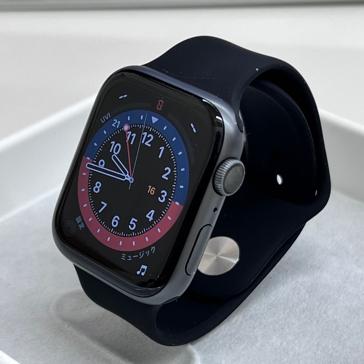 W804 Apple Watch Series4 44mm アルミ GPS スマートウォッチ