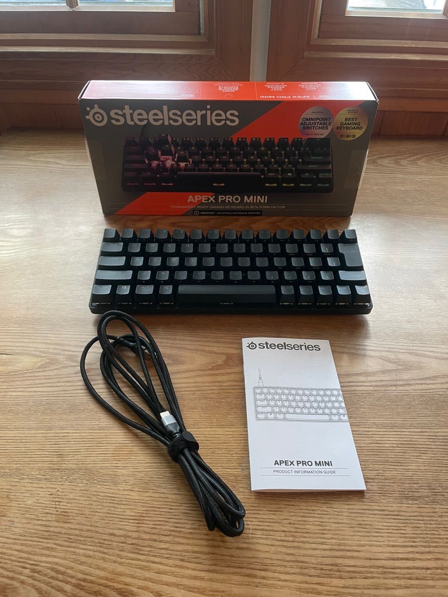 有線 ゲーミングキーボード Steelseries HP Apex 赤軸 Pro Mini LED(型番:6YW76AA#UUF) JP 日本語配列 キーボード ゲーミングキーボード