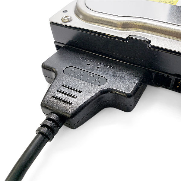 【C0112】SATA to USB-C 変換アダプター　SATA 22ピン (15+7) を USB Type-C に変換_※HDDは付属していません。
