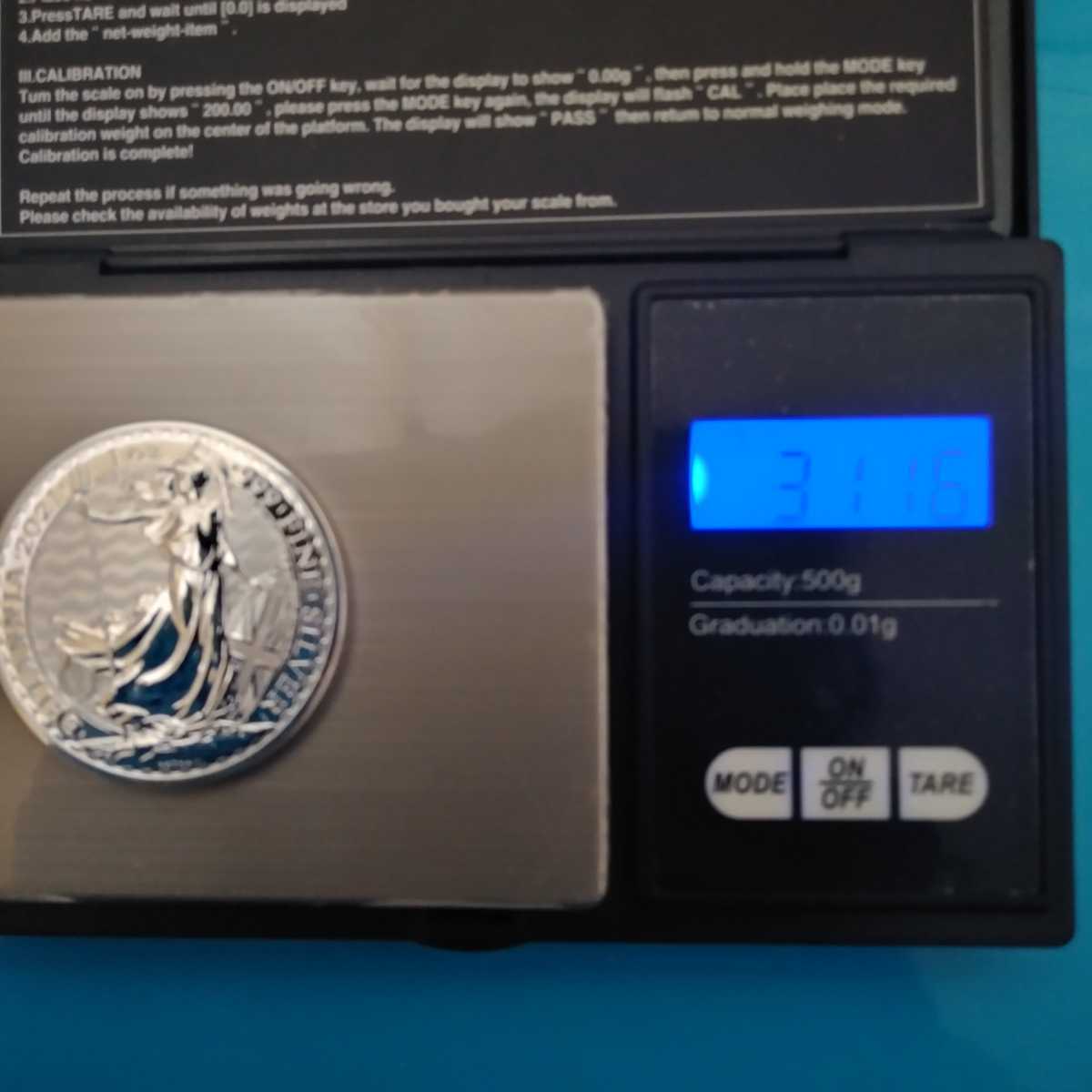 2021年ブリタニア銀貨 1オンス25枚(ヨーロッパ)｜売買された 