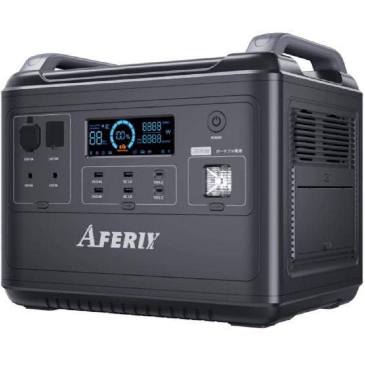 ポータブル電源 大容量1997Wh/624000mAh リン酸鉄リチウム蓄電池 ポータブル電源 大容量1997Wh/624000mAh リン酸鉄リチウム蓄電池