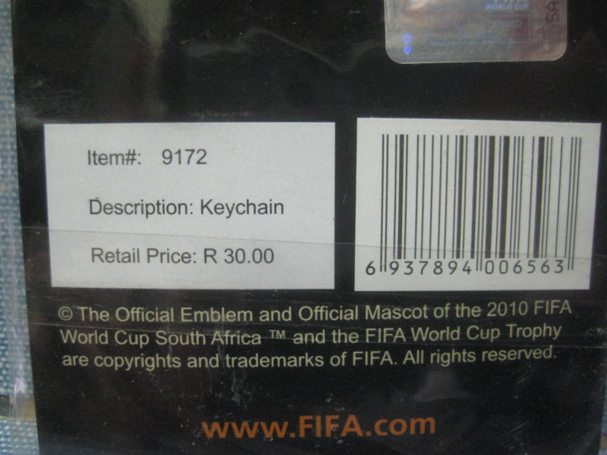 ☆未使用品 FIFA WORLD CUP サッカーワールドカップ 2010 SOUTH AFRICA 南アフリカ大会 記念キーチェーン☆_画像6