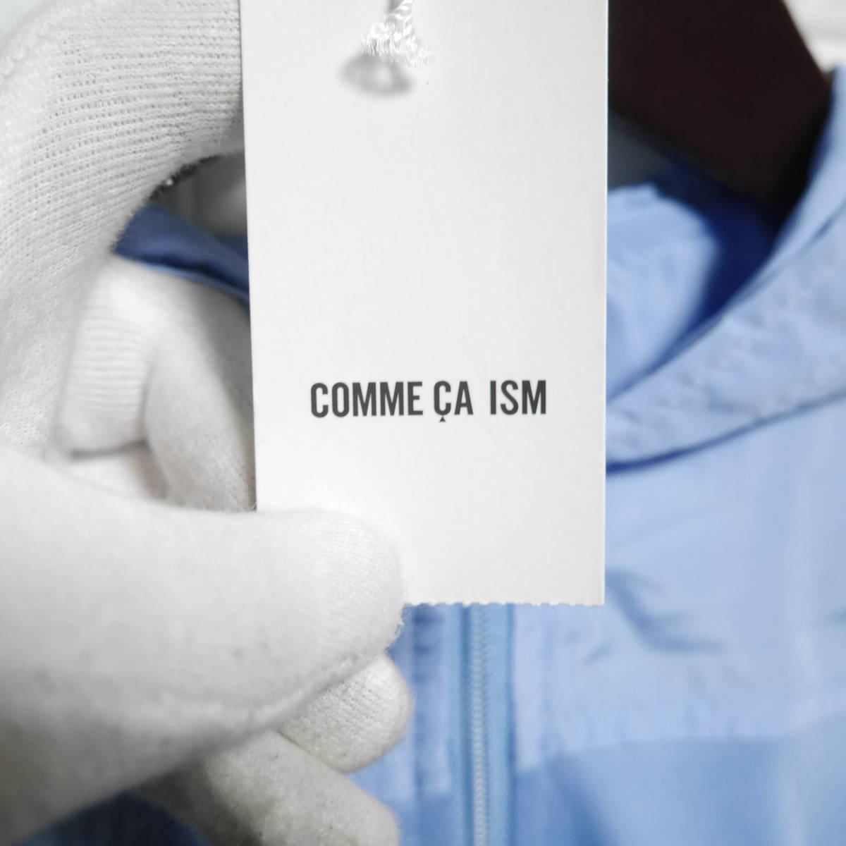A559 ◇ COMME CA ISM | コムサイズム　パーカー　水色　未使用　サイズ１２０Ａ_画像5