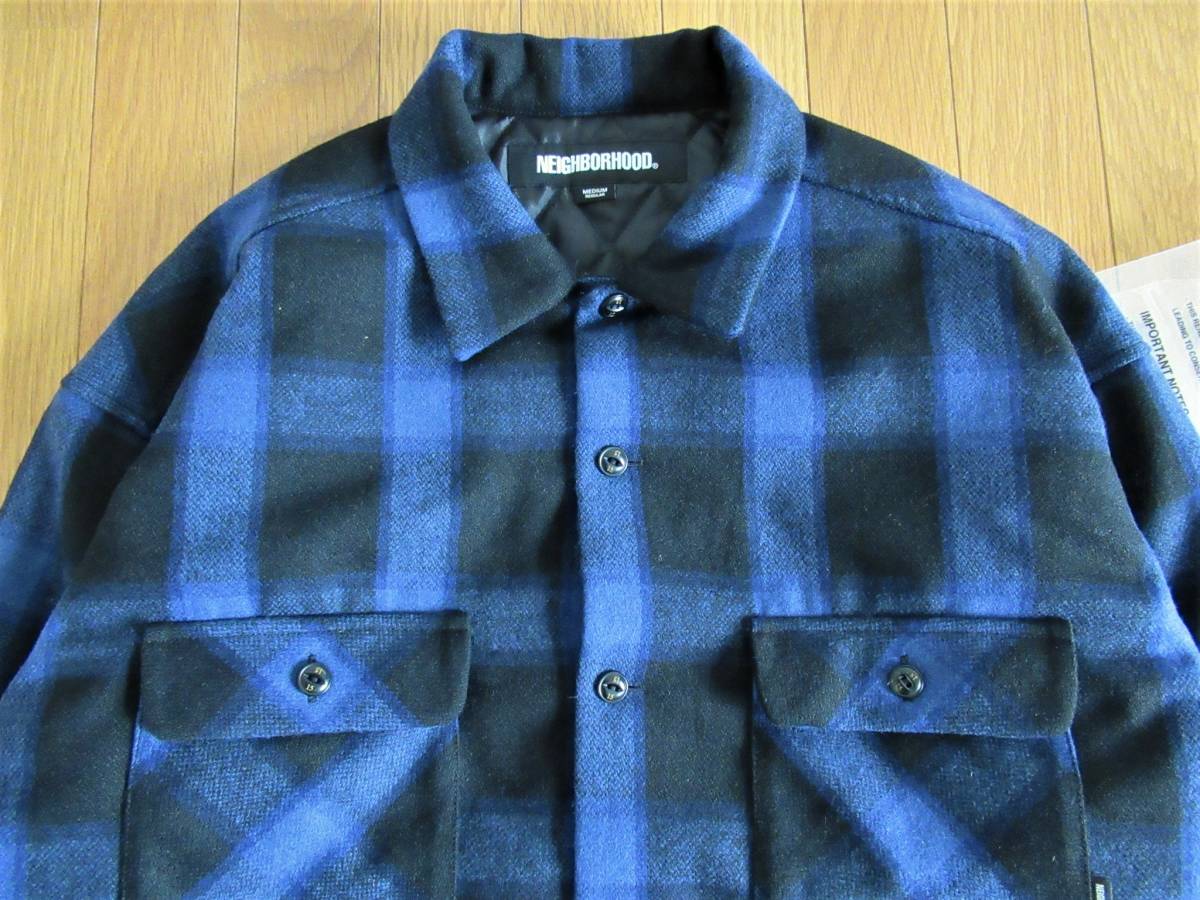 22AW NEIGHBORHOOD BUFFALO CHECK SH LS WN-