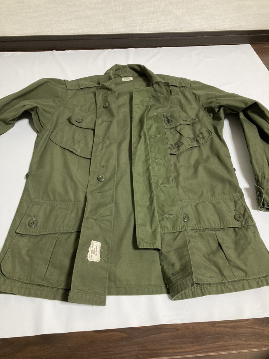 60s 米軍実物 1st ジャングル ファティーグ ジャケット S-R ベトナム