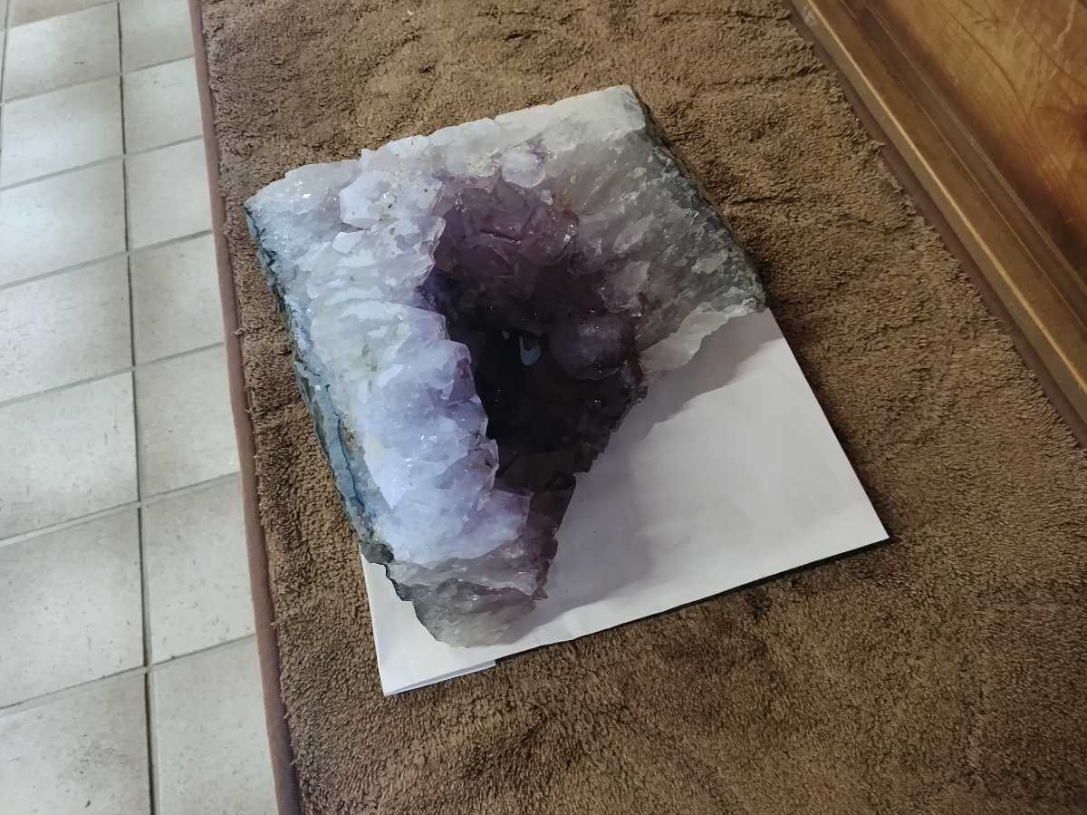 国産 アメジスト 紫水晶② 国産鉱物 紫水晶 雨塚山53