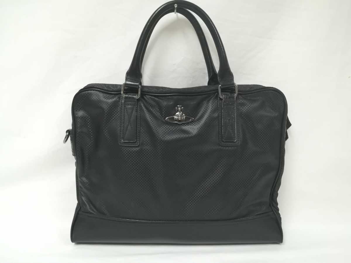 多様な ヴィヴィアンウエストウッド Westwood Vivienne ビジネスバッグ 1206 バッグ ハンドバッグ オーブ ブラック かばん、バッグ