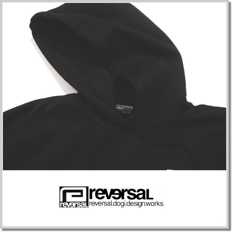 リバーサル reversal MULTI LOGO BACK FLEECE HOODIE rv22aw204-BLACK-XL スウェット パーカー プルオーバー_画像2