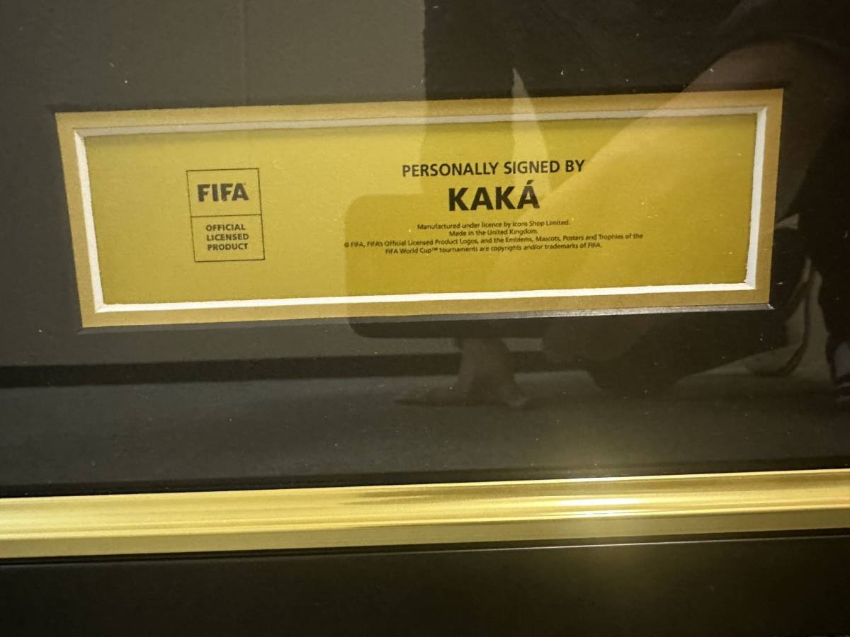 KAKA カカ 公式 FIFA ワールド カップ バック サイン入り ユニフォームブラジル ホーム シャツ ファン スタイル番号付き_画像3