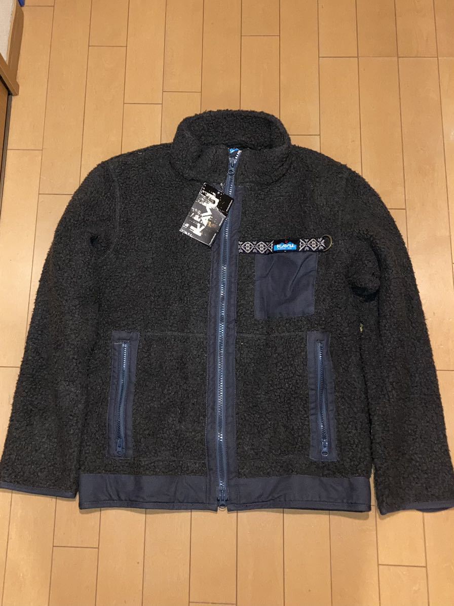 ☆超目玉】 KAVU A&F カブー BOA ダークグレー Sサイズ ボアジャケット