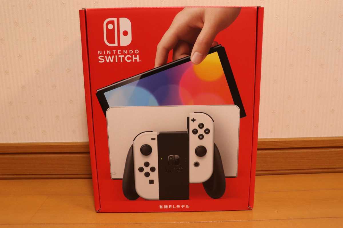 紺×赤 [送料無料]Nintendo Switch 有機EL ホワイト 新品未開封 - 家庭