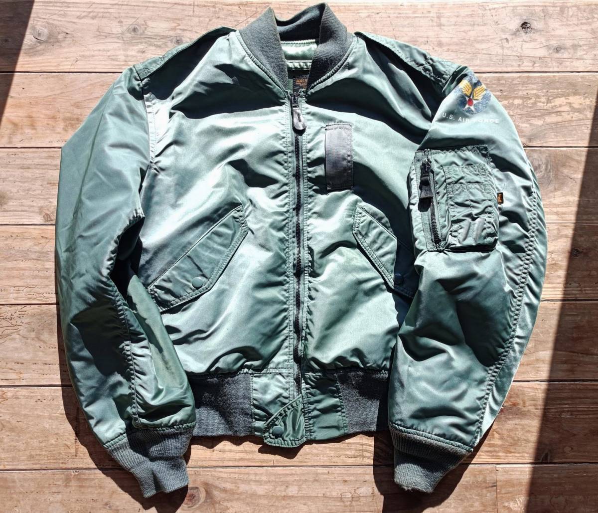 希少 USA製 ALPHA INDUSTRIES.INC L-2B XS 紺 mauria.com