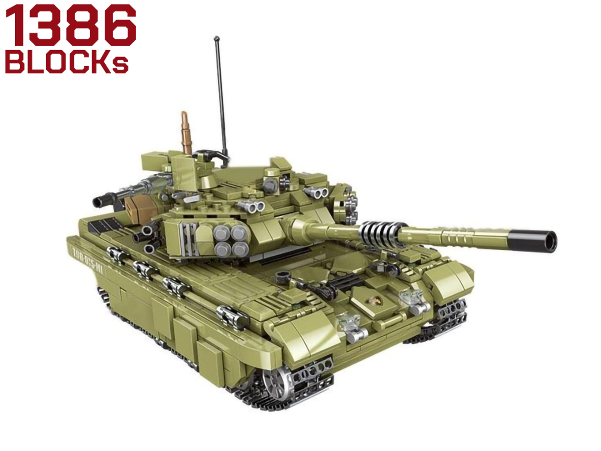 M0092P　AFM T-90 主力戦車 1386Blocks_画像1