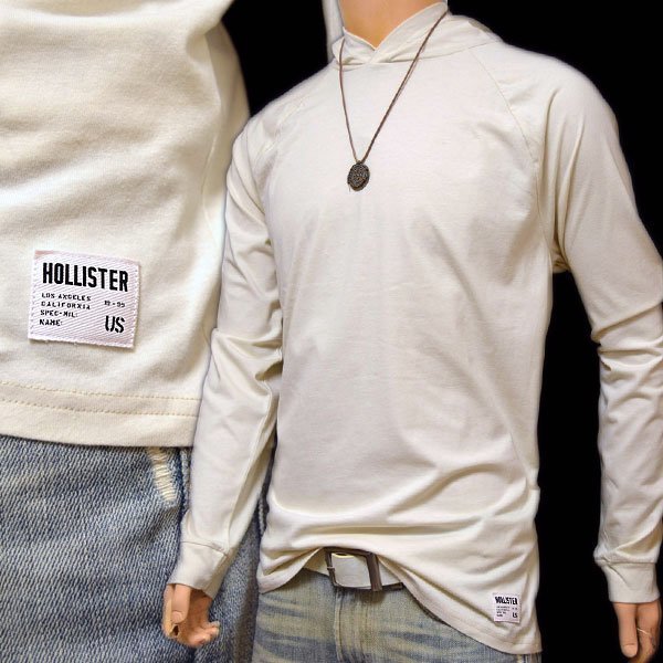 宅配便配送宅配便配送HOLLISTER メンズ 長袖Tシャツ Tシャツ