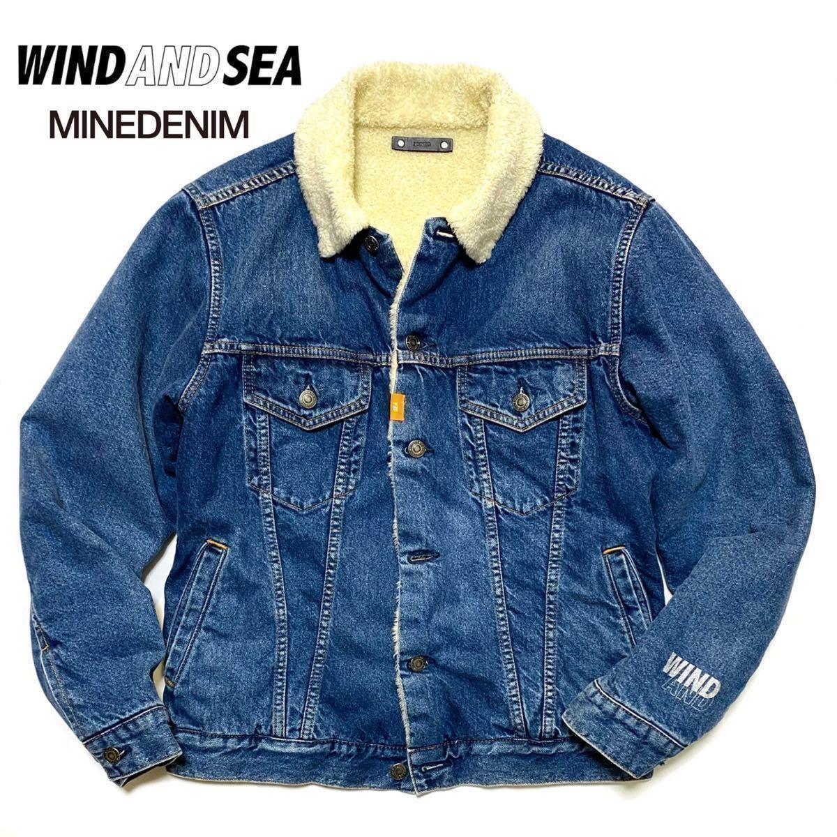 即日発送 MINEDENIM × WIND AND SEA ボアGジャン-