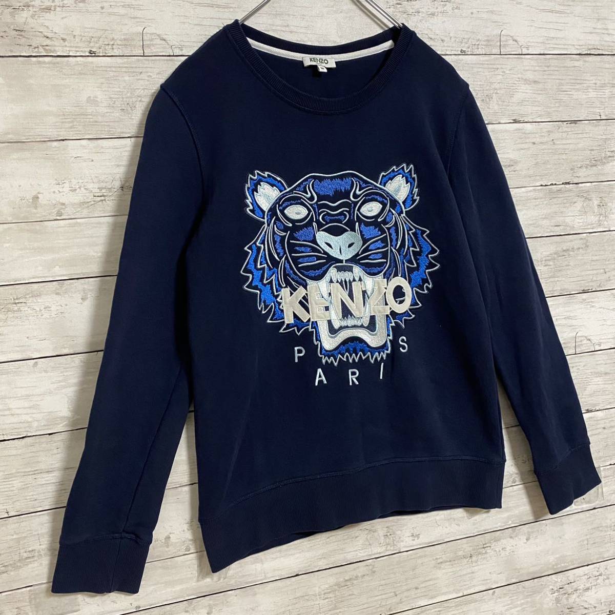 想像を超えての 【人気デザイン】ケンゾー☆タイガー刺繍ロゴ 希少