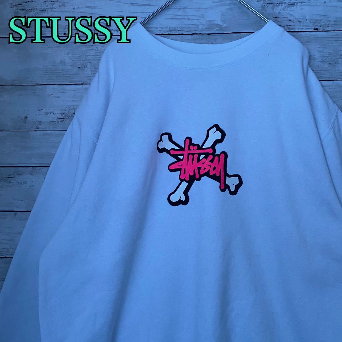 早割クーポン！ 【希少デザイン】STUSSY ステューシー パーカー XL