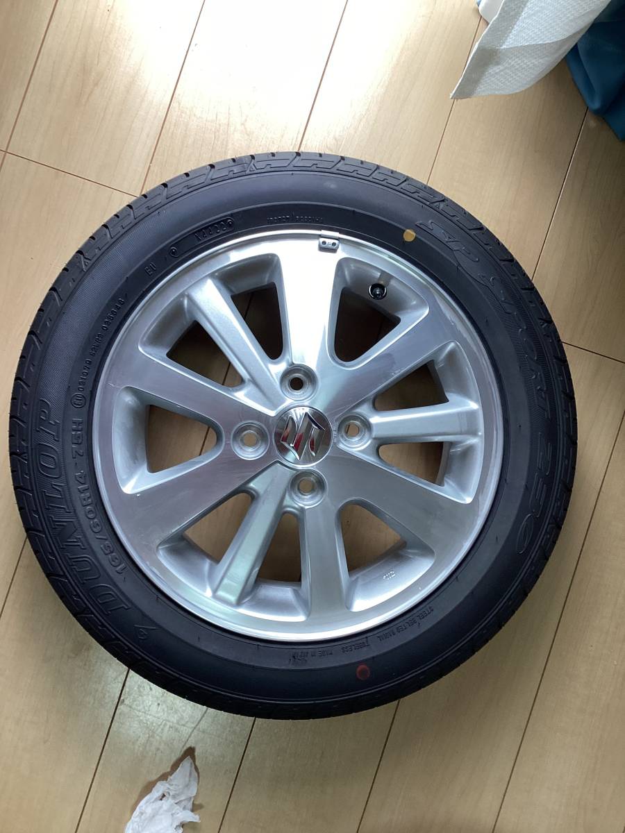 新車外し エブリィワゴン エブリィW DA17W 165/60R14 純正ホイール