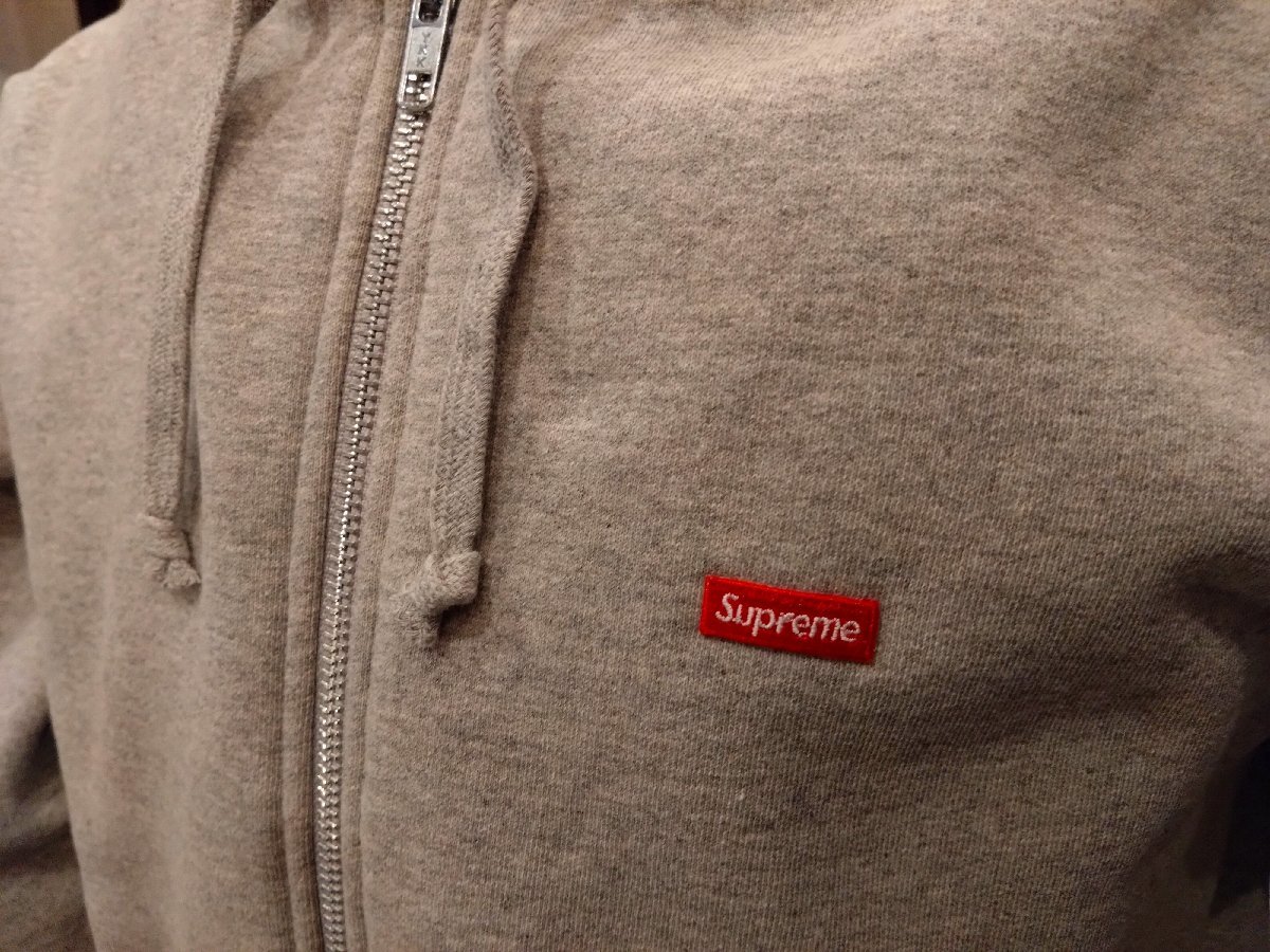 未使用品 Supreme/シュプリーム Contrast Zip Up Hooded Sweatshirt M ジップアップパーカー 2018SS_画像7