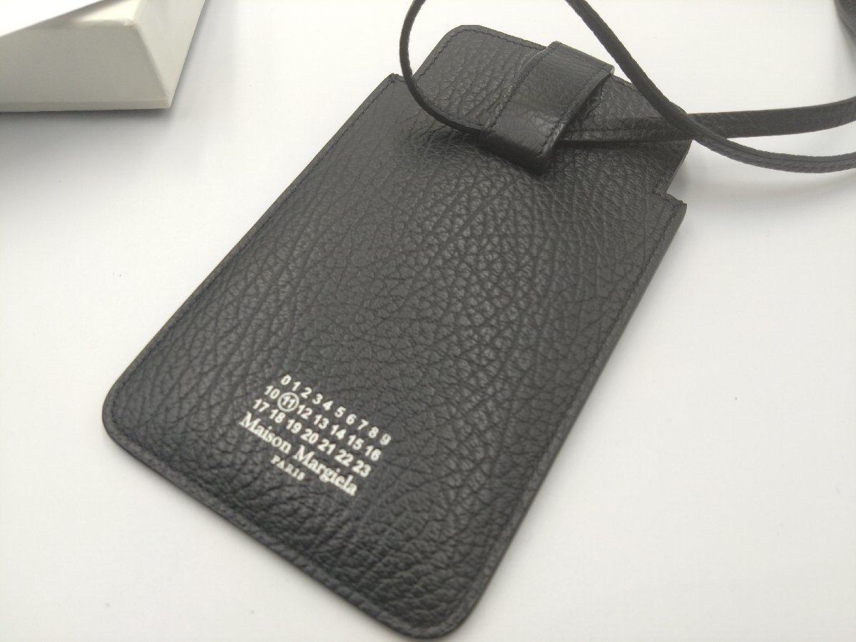  super-beauty goods Maison Margiela/ mezzo n Margiela leather smartphone case phone pouch shoulder 