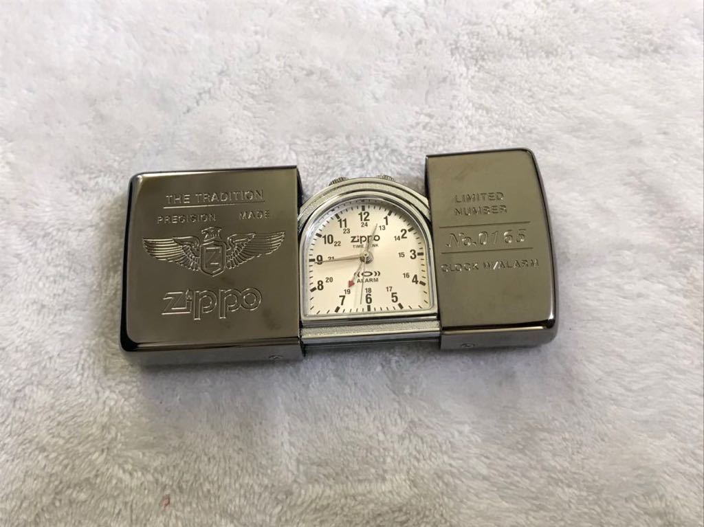 ZIPPO ジッポー オイルライター ジッポ 2003年製 時計 セット 未