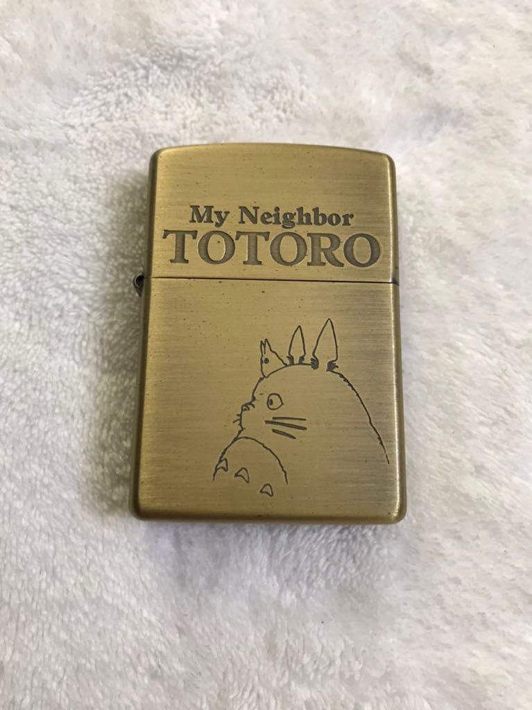 ZIPPO ジッポー ジッポ オイルライター スタジオジブリ となりのトトロ 専用木箱入　2000年製　未使用品　シリアル番号付き