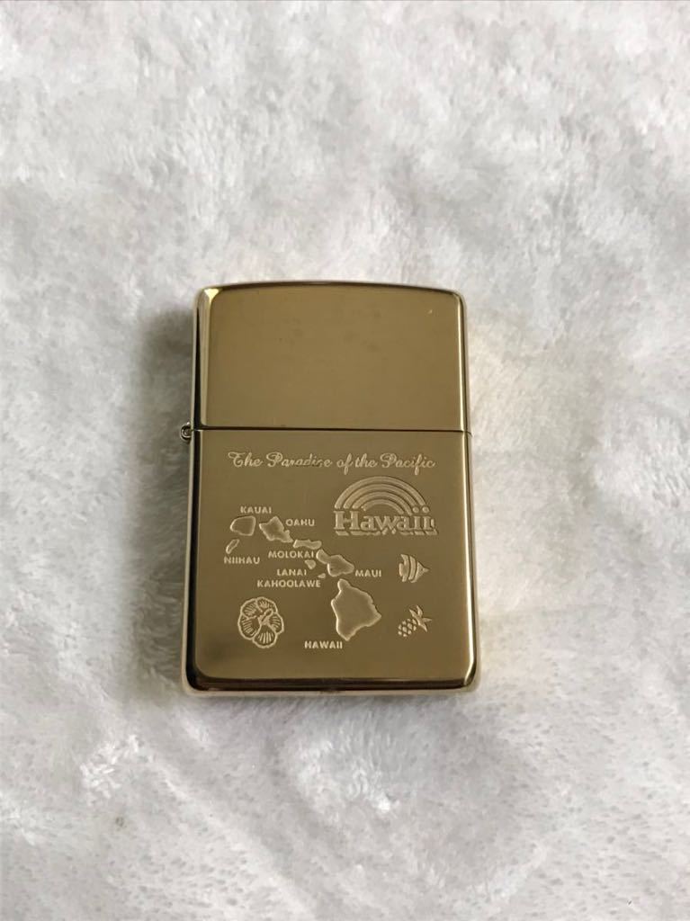 ZIPPO ジッポ ジッポー SOLID BRASS ハワイ　Hawaii 1995年製 ソリッドブラス　未使用品_画像1