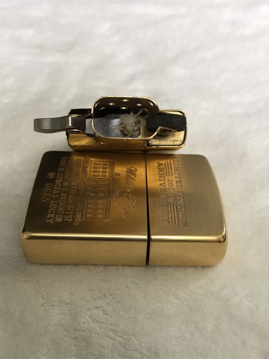 ZIPPO ジッポー ソリッドブラス SOLID BRASS LIMITED ホワイト
