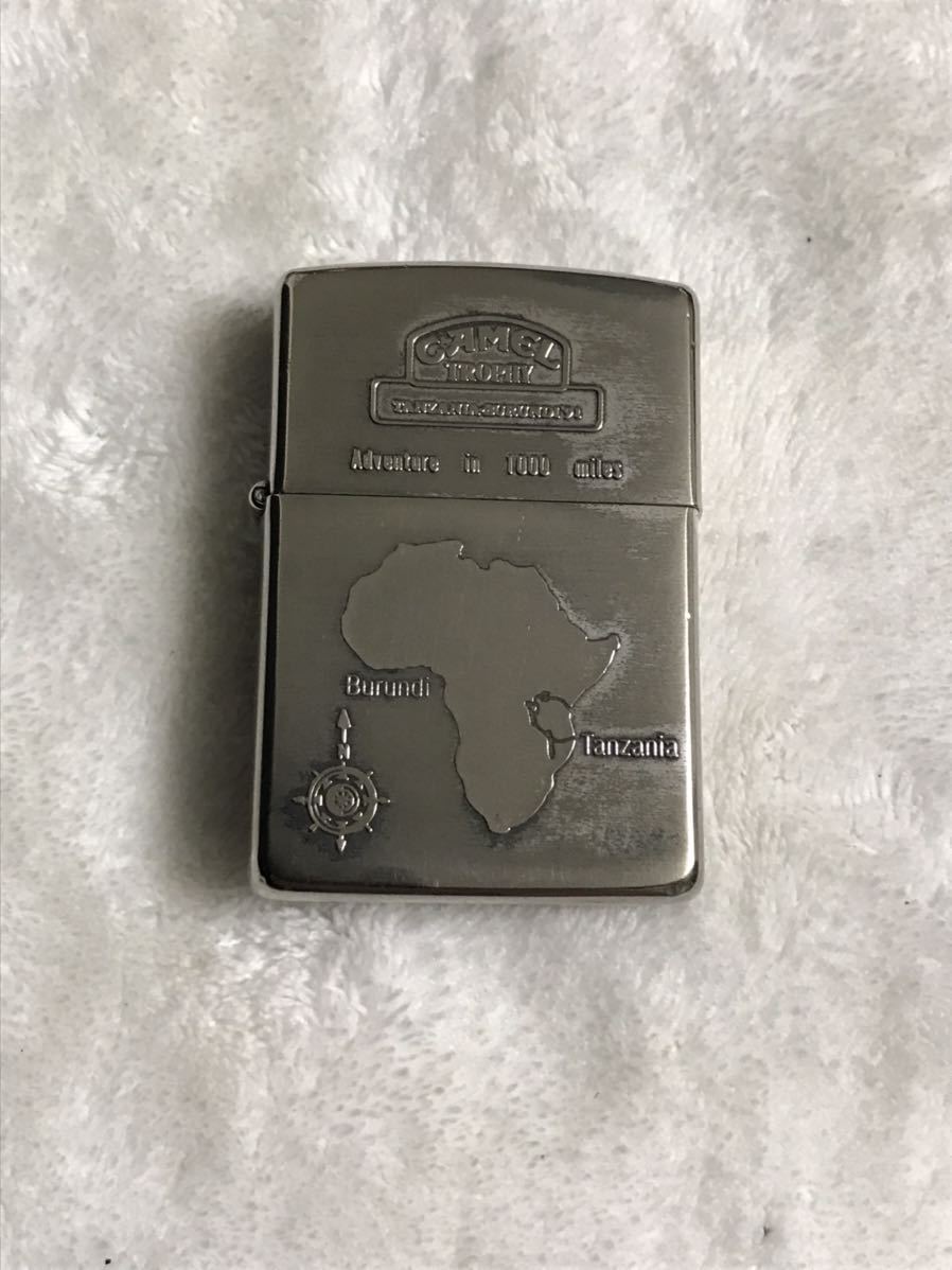 ZIPPO ジッポ ジッポー キャメルトロフィー　CAMEL TROPHY 1991年製 中古品　限定品　シリアル番号付き　希少品　オイルライター_画像1