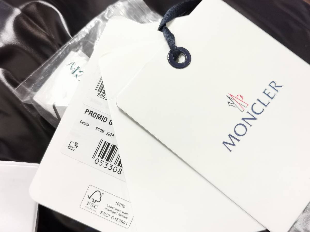 定価66万 新品 MONCLER モンクレール PROMIO ダウンジャケット オールレザー シープスキン サイズ2 メンズ 黒 最高峰 ダウン_画像10