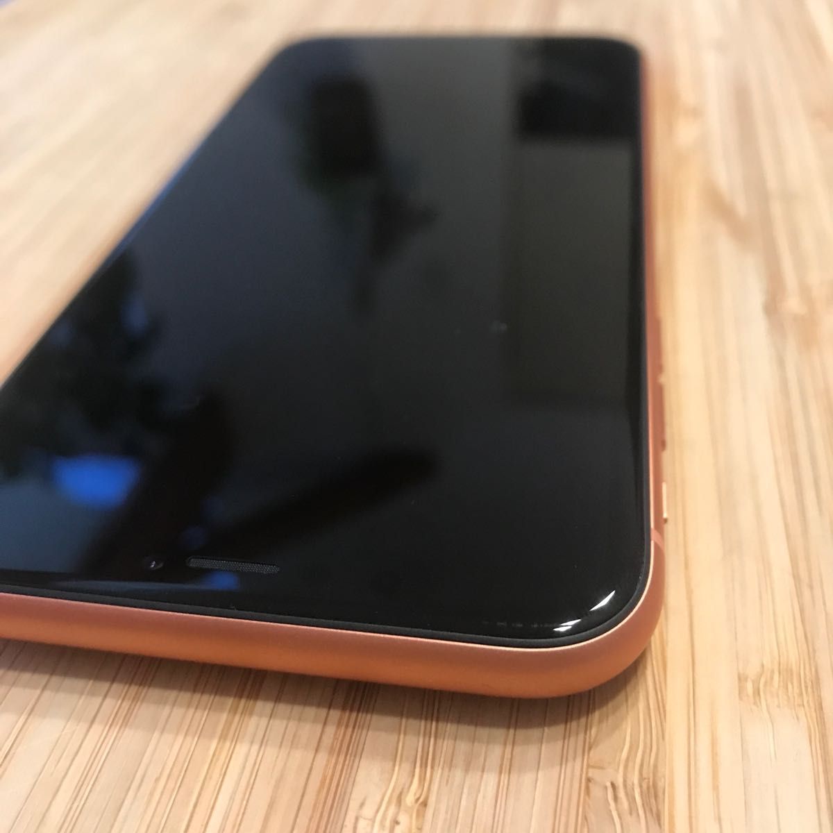 iPhone XR Coral 64GB バッテリー100% SIMフリー