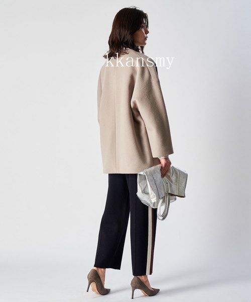 Droite lautreamont メリンプビーバーコート ショートコート-