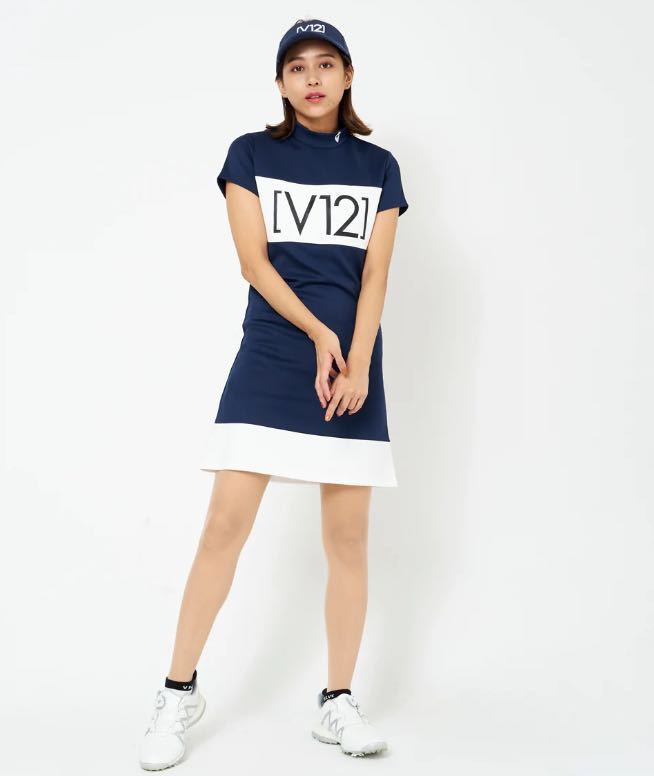 V12 ヴィ トゥエルブ MOCK ONE-PIECE ワンピース サイズ0 レディース