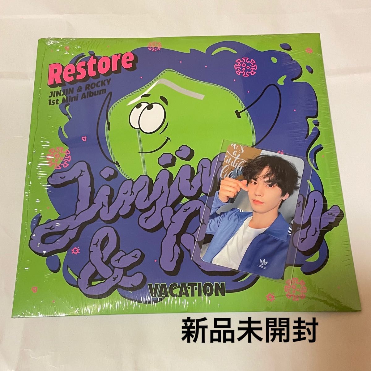 JINJIN&ROCKY 1st mini album RESTORE vacation ver 新品未開封　アルバム　トレカ