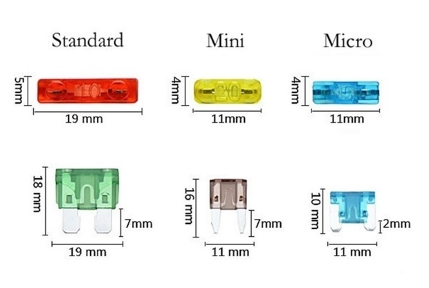 車用ミニブレード15Aヒューズ! 1A2A3A4A5A7.5A10A15A20A25A30A35A40A！10個150円！_画像6