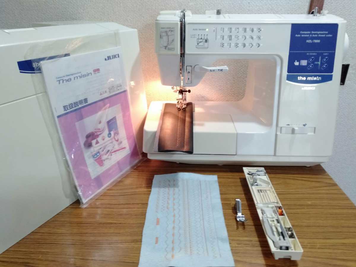 超新作】 綺麗 専門店 整備済 取扱説明書付き ジューキ HZL-7800 JUKI