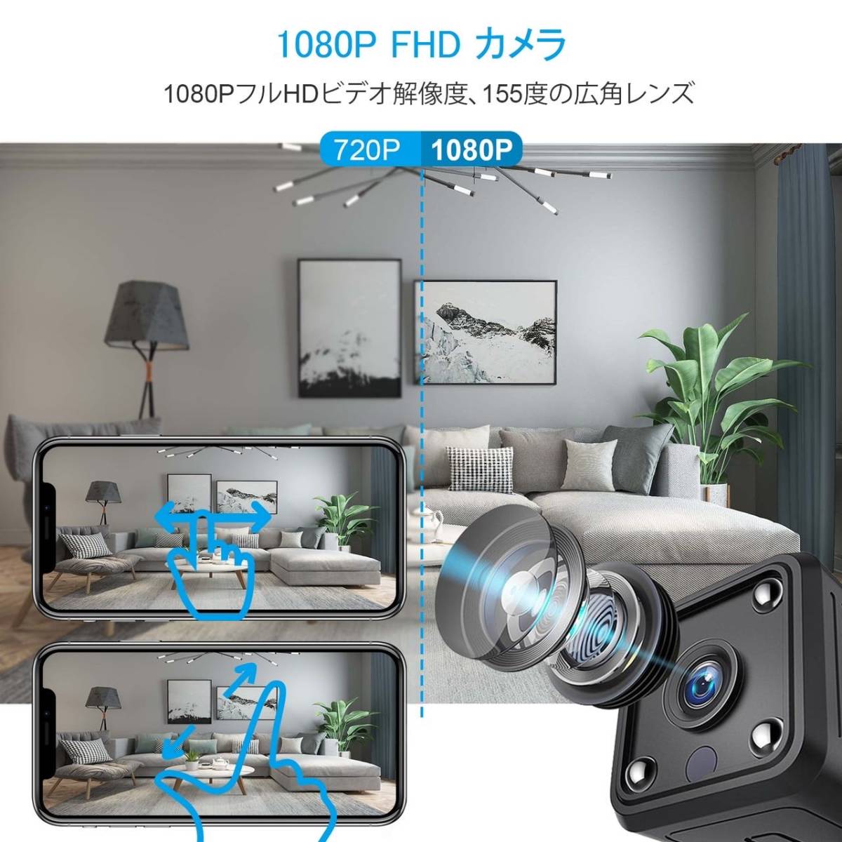海外限定 超小型カメラ HD 1080P 高画質 大容量32GB 小型 長時間録画